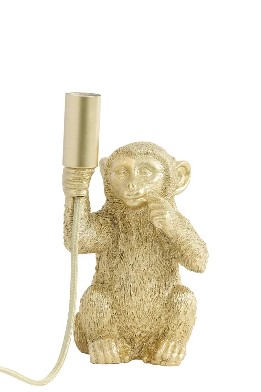 Goldene Tischlampe Affe Light & Living Monkey Neuheit