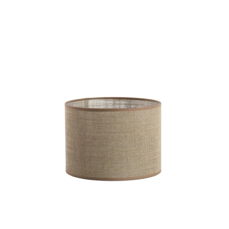 Beiger Stofflampenschirm zylindrisch Light & Living Caden Rabatt