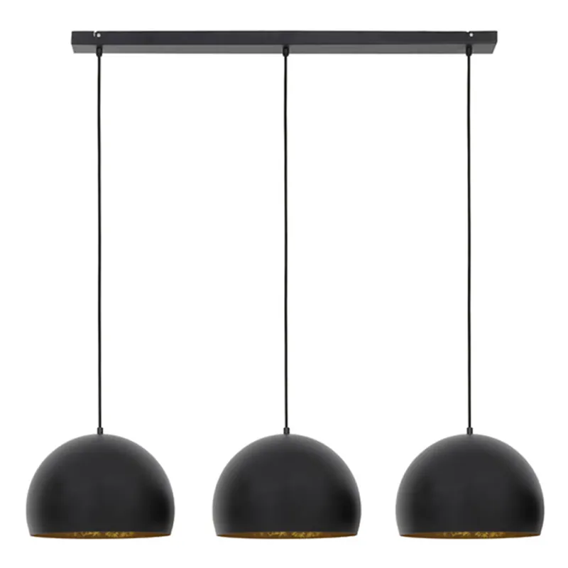 Retro schwarze Hängelampe mit drei Lichtpunkten Light & Living Jaicey Kracherpreis