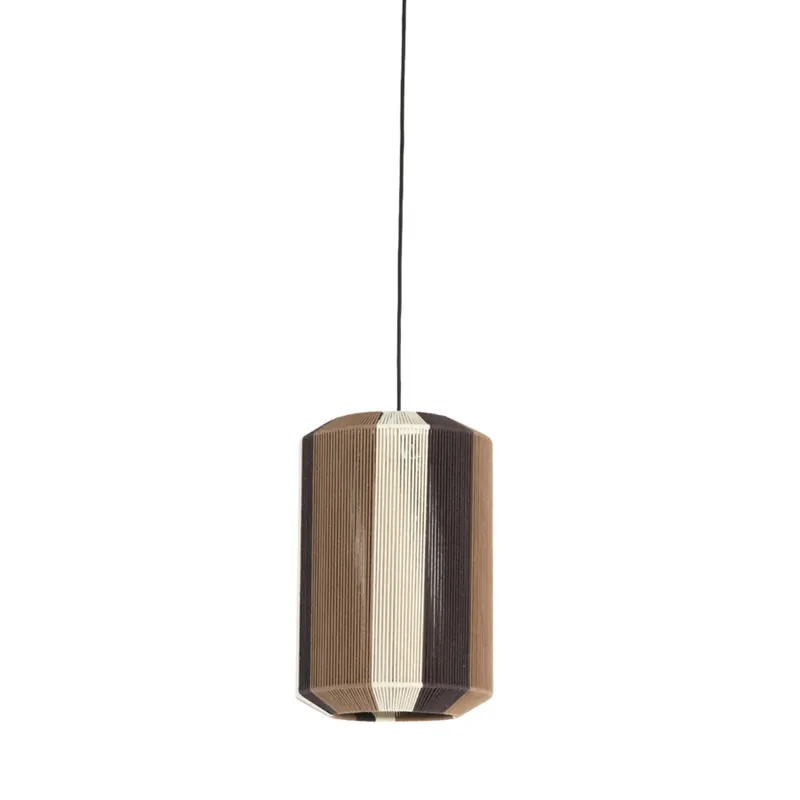 Bestpreis Braune Karton-Hängelampe Light & Living Kozana