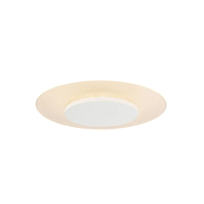 Moderne Deckenleuchte aus weißem Metall und Kunststoff Steinhauer Lido Angebot