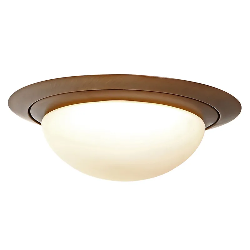 Klassische bronzene Metallglas-Deckenleuchte Steinhauer Ikaro Schneller Versand