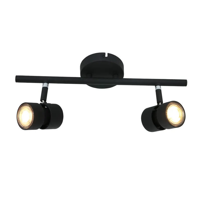 Nur Für Kurze Zeit Moderne schwarze Spotlampe Metall Steinhauer Natasja LED