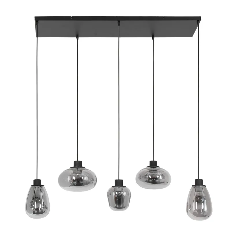 Nur Heute Verspielte Esszimmerlampe Rauchglas Steinhauer Reflexion