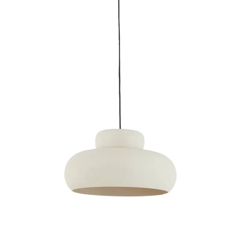 Zertifiziert Moderne weiße Hängelampe im klaren Design Light & Living Neiva