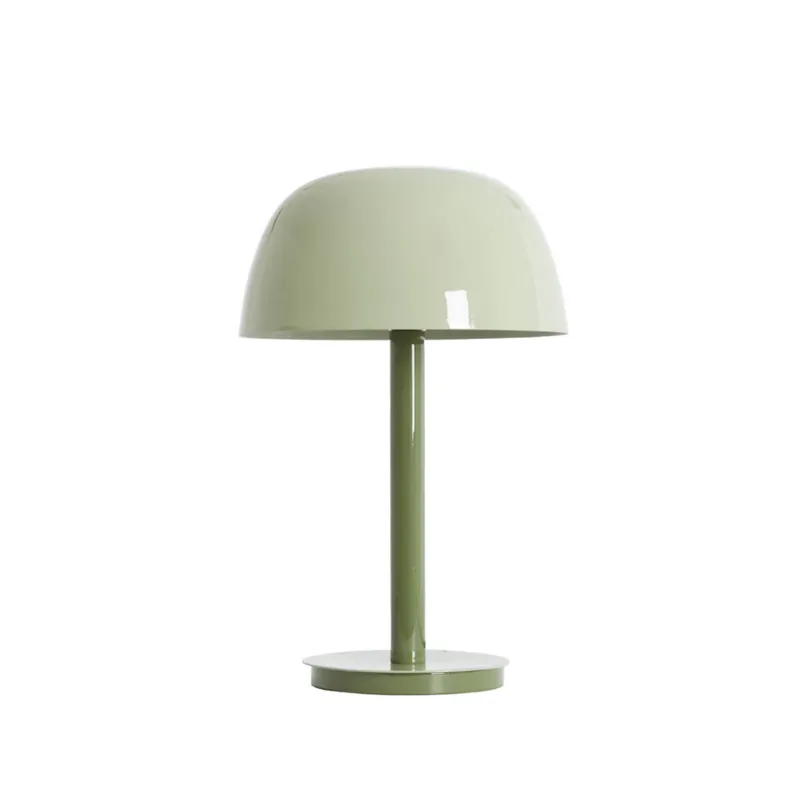 Geprüft Retro Tischlampe olivgrün mit frischem hellgrünem Touch Light & Living Marivet