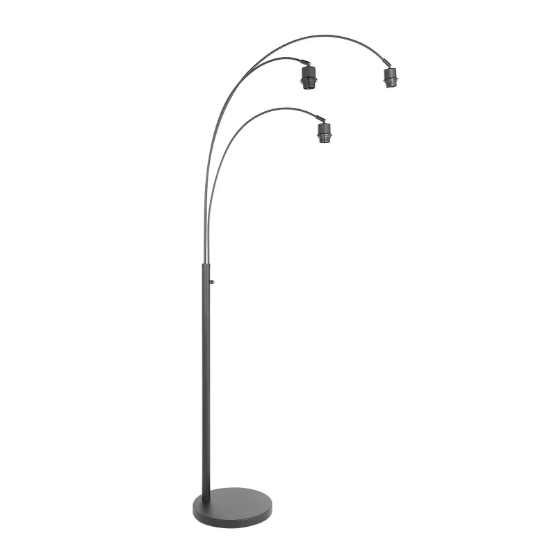 Schwarze Bogenlampe mit drei Lichtern Steinhauer Sparkled Light Top-Seller
