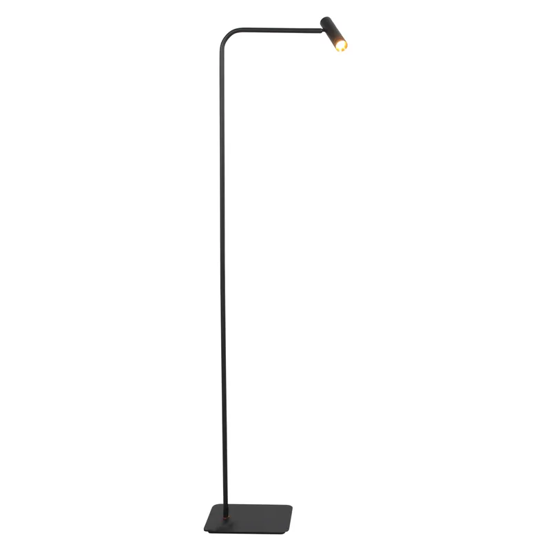 Direktkauf Minimalistische schwarze Stehlampe mit Dimmer Mexlite Lumo
