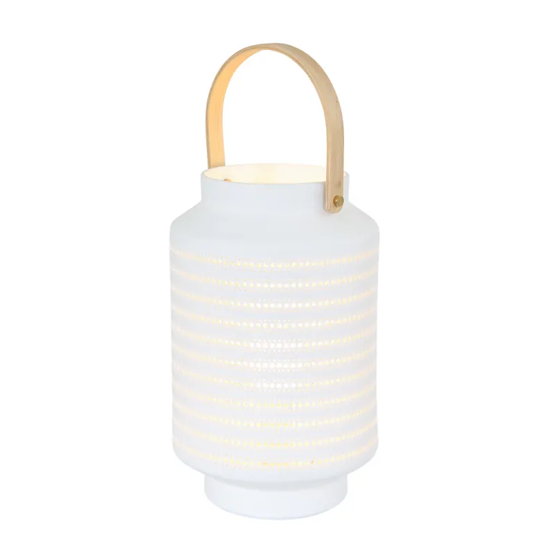 Tischleuchte Laterne Boho Anne Light & Home Porcelain Saisonangebot