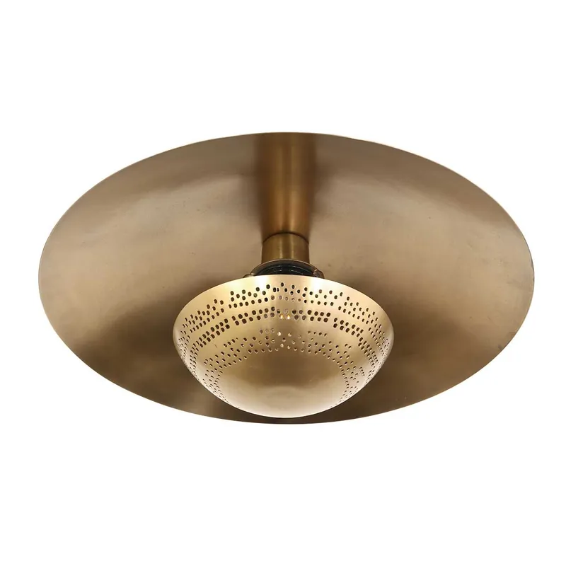 Deckenlampe rund in bronze gold Anne Light & Home Brassi Sofort Bestellen
