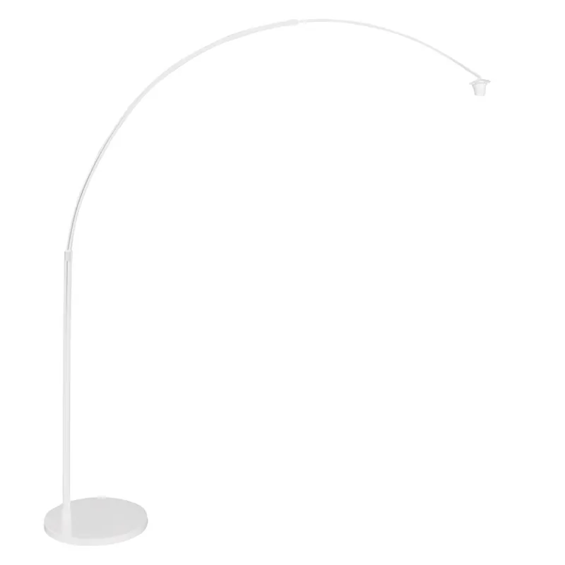 Große weiße Bogenlampe ohne Schirm Steinhauer Sparkled Light Finale Aktion