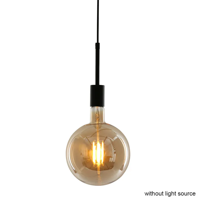 Bestseller Trendige schwarze Metallhängelampe Mexlite Minimalics