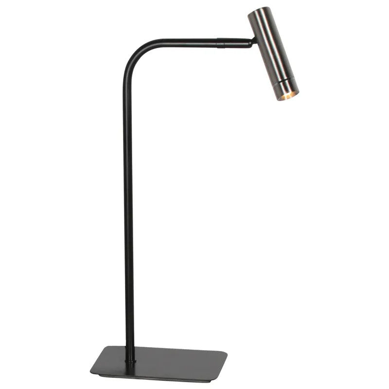 Jetzt Bestellen Tischleuchte minimalistisch schwarz Stahlschirm Mexlite Lumo