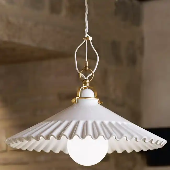 DUSE 30 cm-Pendelleuchte mit Keramik-Schirm Top-Preis