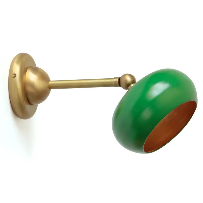 Kleine italienische Wandleuchte mit bauchigem Schirm Sale