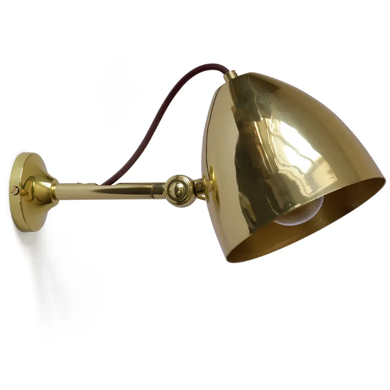 Neue Kollektion Gelenk-Wandstrahler im Retro-Design aus Messing GUAYA