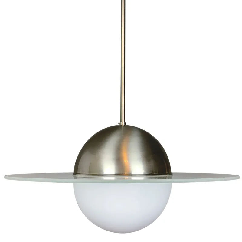 Bestpreis Hängeleuchte mit Halbkugel-Schirm und 50 cm-Diffusorscheibe