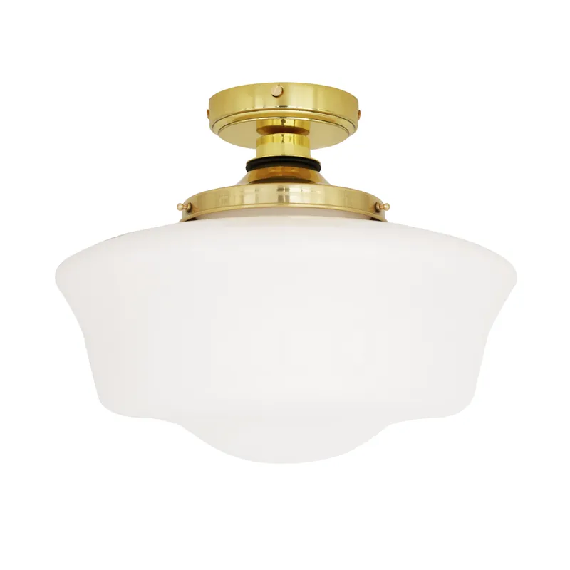 Nostalgische Bad-Deckenlampe (IP44) mit Glasschirm Ø 35 cm Rabatt