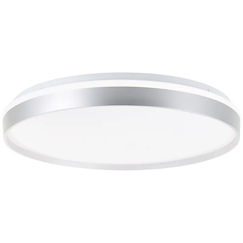 Britt LED Deckenleuchte 48cm silber/weiß Letzte Chance