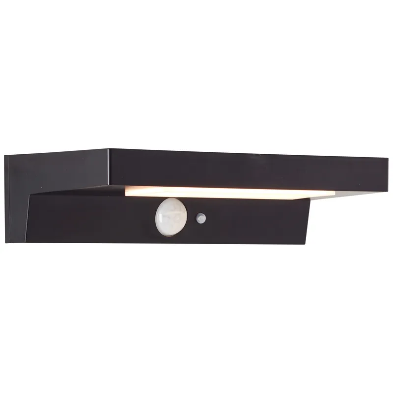 Barker LED Außenwandleuchte mit Solar und Bewegungsmelder 20,5 cm schwarz Aktuell