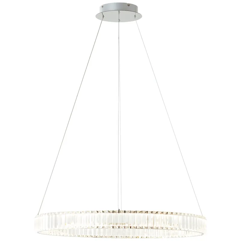 Schneller Versand Queen LED Pendelleuchte 80cm chrom