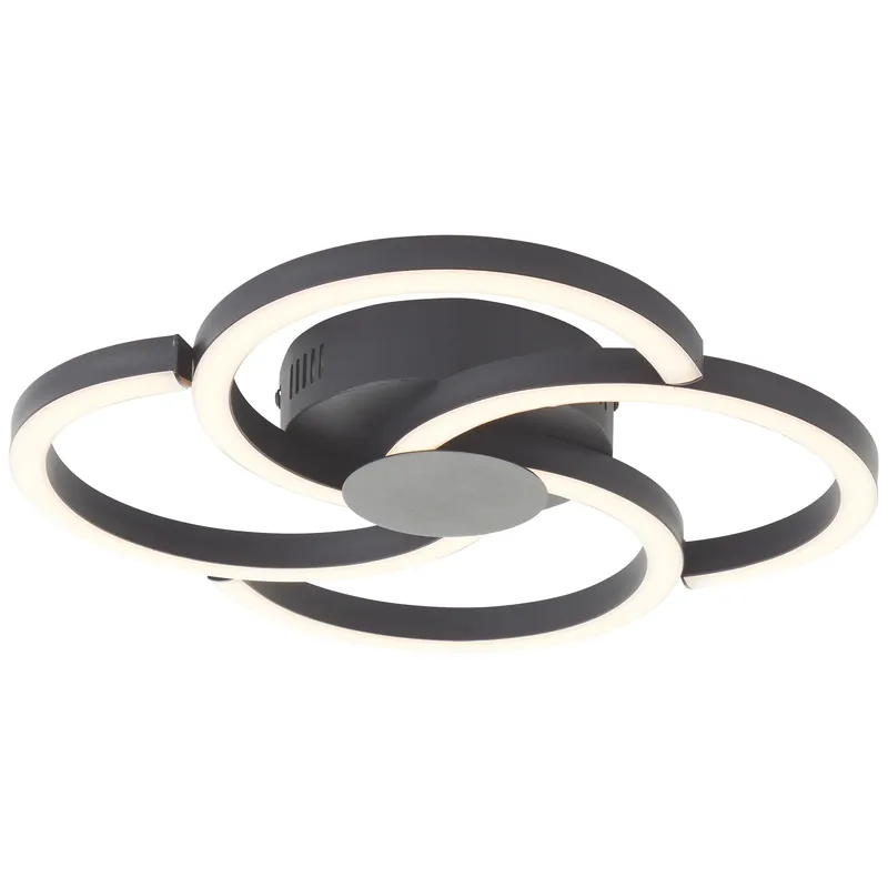 Kracherpreis Fico LED Deckenleuchte 34cm schwarz