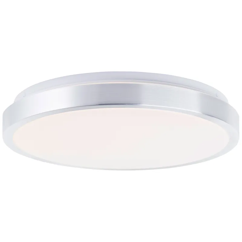 Billig Livius LED Wand- und Deckenleuchte 33cm nickel/aluminium/weiß