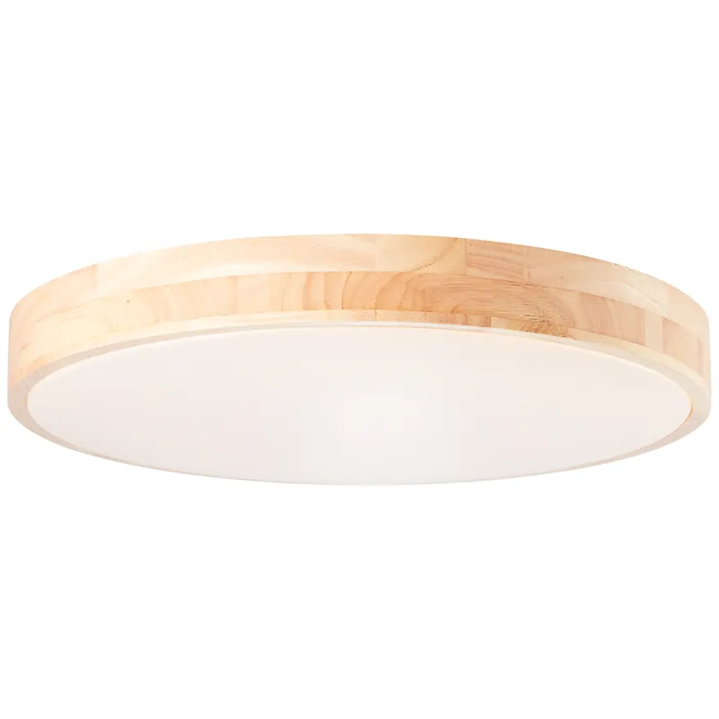 Slimline LED Wand- und Deckenleuchte 50cm holz hell/weiß Direktkauf