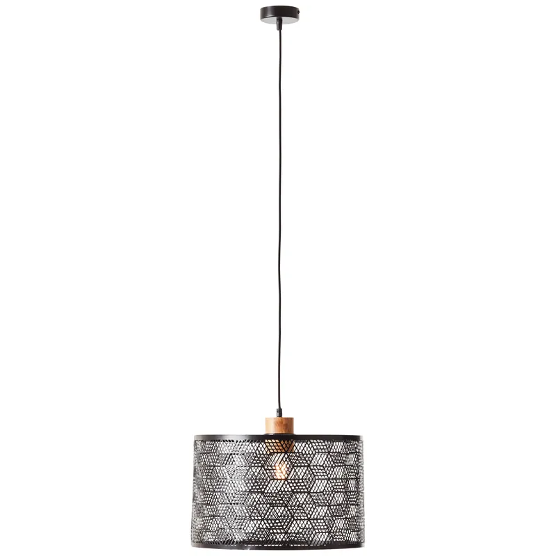 Ausverkauf Santy Pendelleuchte 1flg schwarz/natur