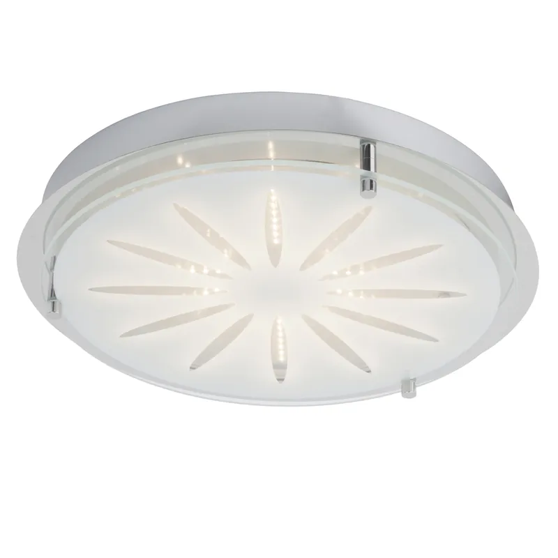 Cathleen LED Wand- und Deckenleuchte 33cm chrom Garantierte Lieferung