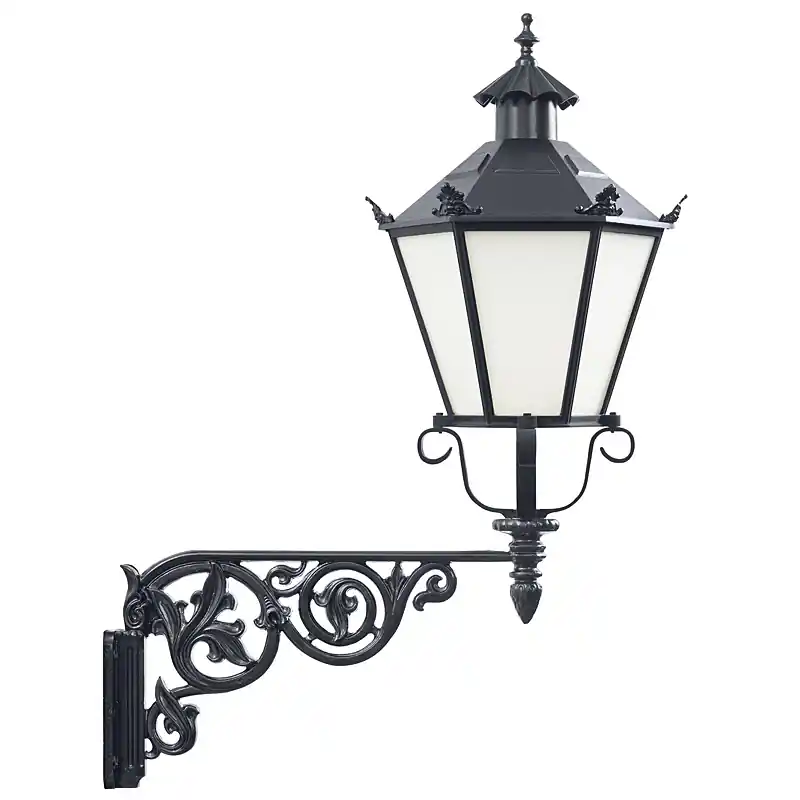 Wandleuchte Alt Berlin S 11 R mit Wandarm Rose Nur Heute