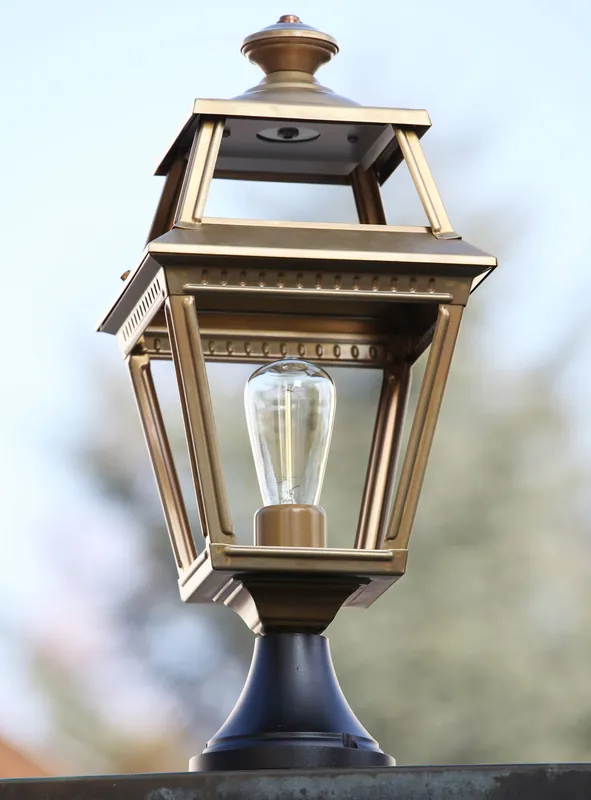 Neu Gartenlaterne aus Messing und Aluminium Place des Vosges 2 (55 cm)
