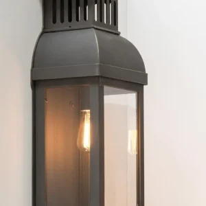 Klassische flache Wandleuchte im Biedermeierstil mit Kamin WL 3628 Markenprodukt