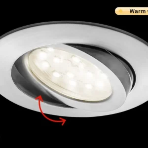Neue Kollektion LED Einbauleuchte, Ø 8,2 cm, 5 W, Alu