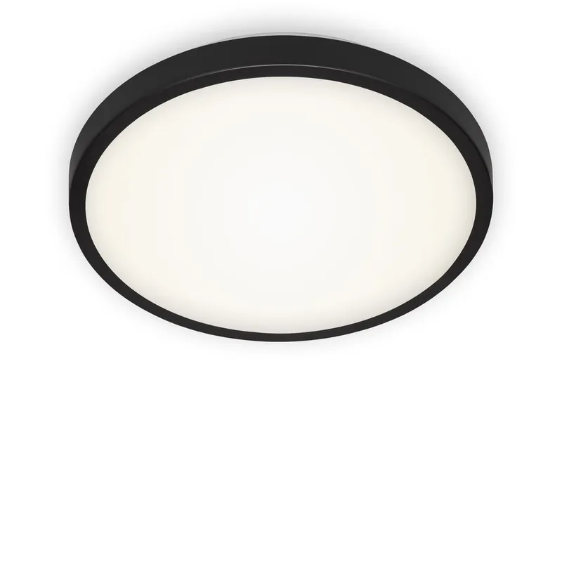 Sofort Bestellen LED Deckenleuchte, Ø 29 cm, 12 W, Schwarz