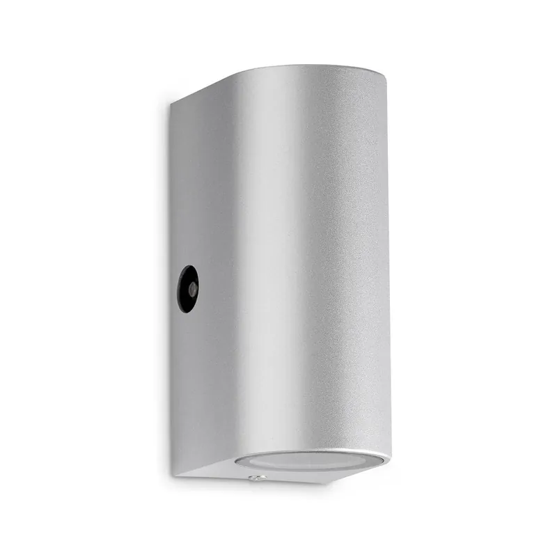 Sonderangebot TELEFUNKEN LED Sensor Außenwandleuchte, 15,1 cm, 10 W, Silber