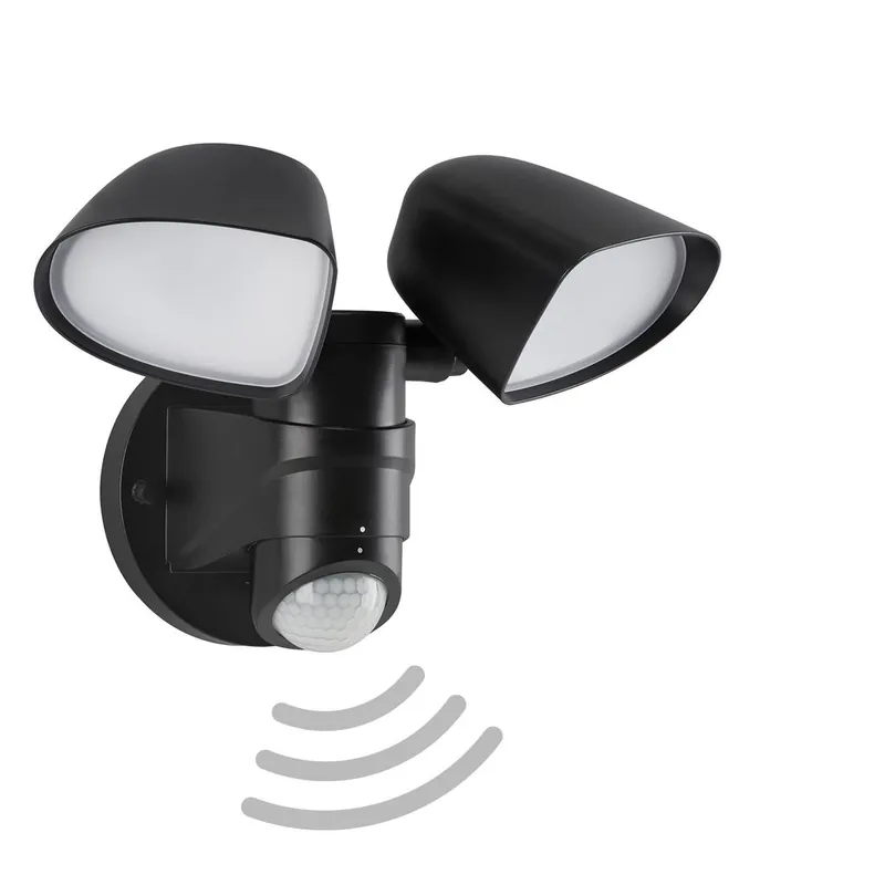 TELEFUNKEN LED Sensor Außenstrahler, 21,8 cm, 20 W, Schwarz Sonderaktion
