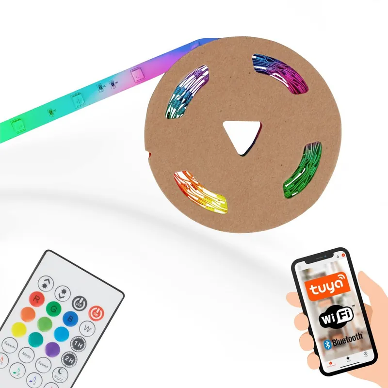 RGBIC Musiksensor LED Band 500 cm 0,12W weiß Bestseller