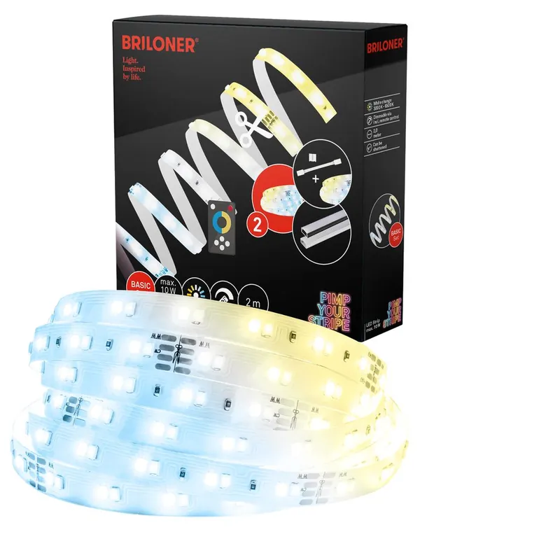 Pimp Your Stripe Starterset LED Strip 2m, CCT, Fernbedienung Neue Kollektion