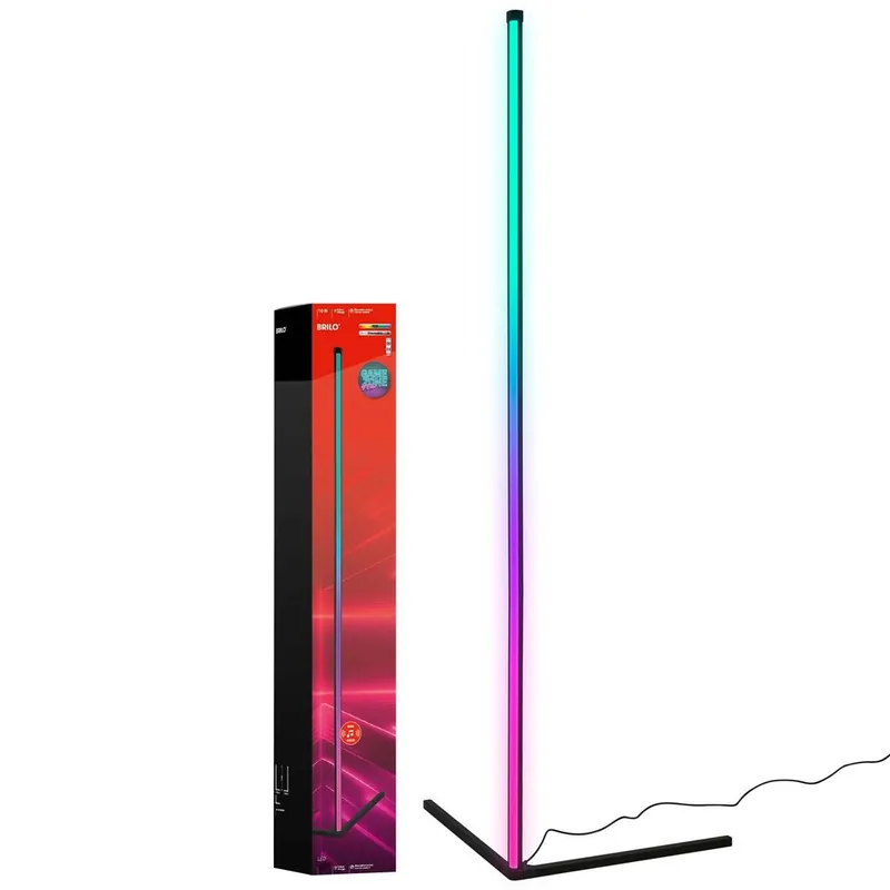 RGBIC LED Stehlampe, Fernbedienung, Gaming Deko, Dimmbar, 143 cm, Timer Preisknaller