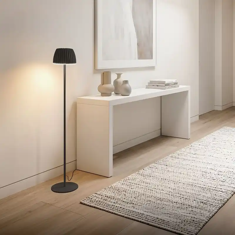 Schnäppchen Loca Stehlampe - 8W, 800lm, LED, Touch, Dimmbar, Warmweiß, Anthrazit
