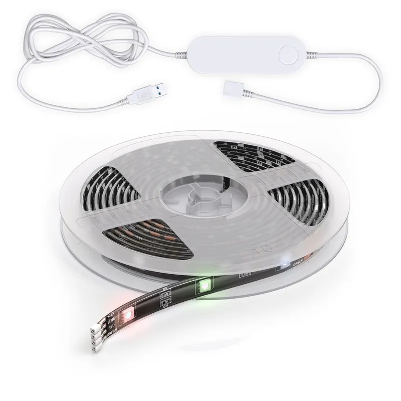 LED Strip 2 m - smart, dimmbar, Farbwechsel, Sprachsteuerung, RGB Top-Angebot