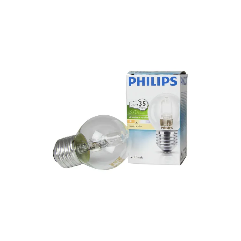 Philips EcoClassic Lustre 28W E27 230V P45 Klar Nur Heute