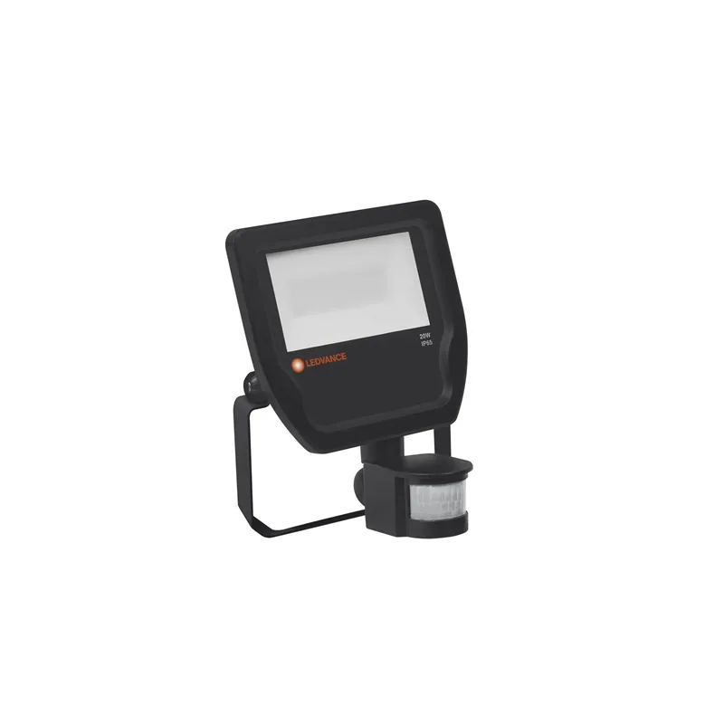 Meistverkauft Ledvance LED Flutlicht 20W 4000K 2200lm IP65 Schwarz | Symmetrisch - mit Sensor - Ersetzt 50W