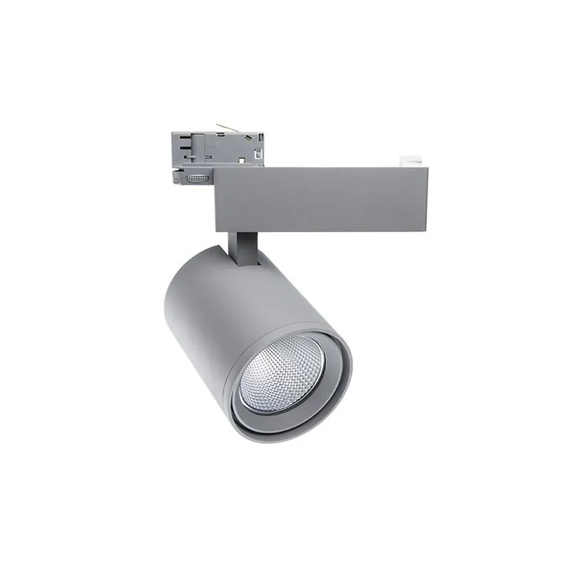 Super-Preis Noxion LED Schienenstrahler Spot Stella Grau 24W 2000lm 36D - 930 Warmweiß | Höchste Farbwiedergabe