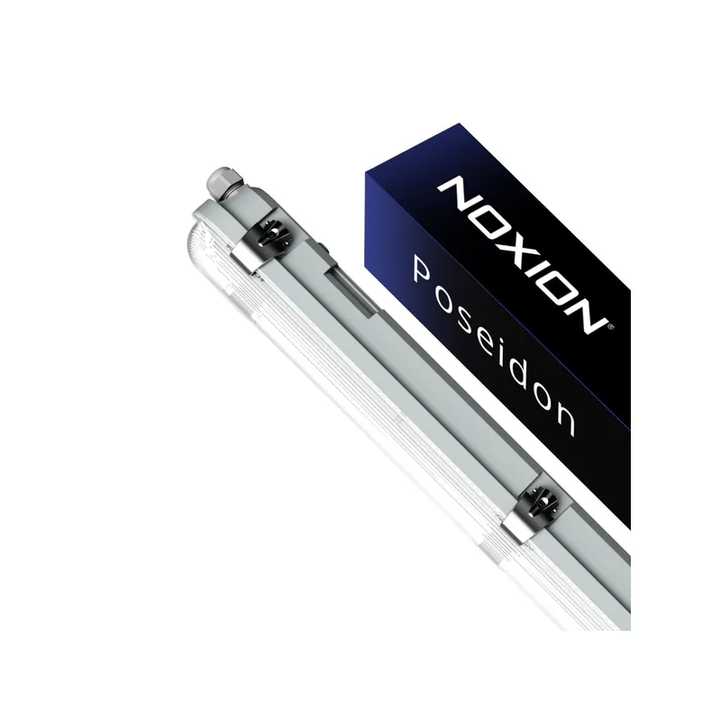 Noxion LED Feuchtraumleuchte Poseidon V2.0 65W 9100lm - 840 Kaltweiß | 150cm - Durchgangsverdrahtung (5x2.5mm2) - 3 Stunden Notlicht Meistverkauft