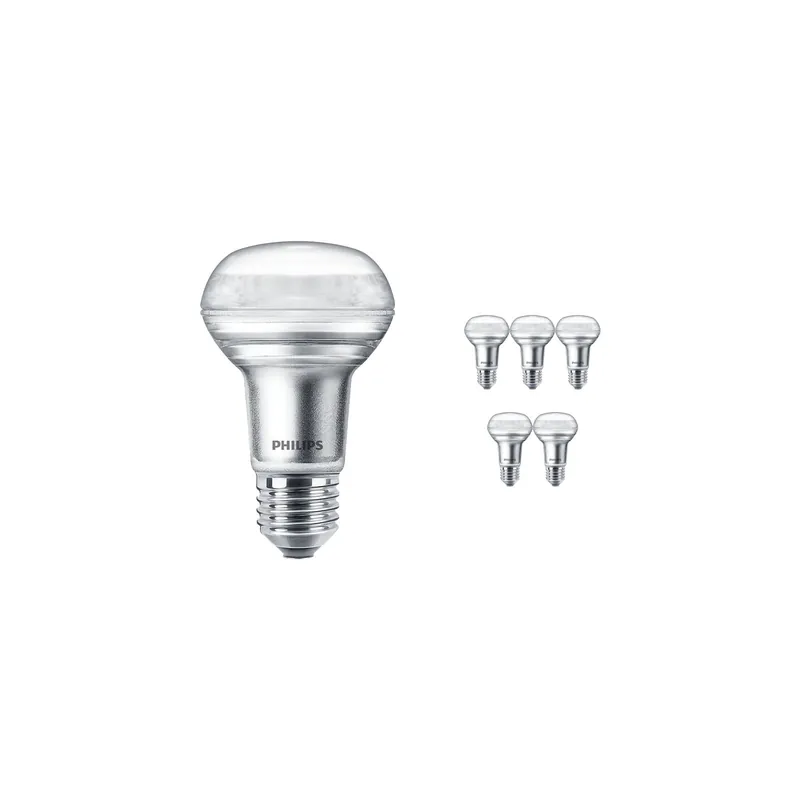 Must-Have Mehrfachpackung 6x Philips Corepro LED Spot E27 R63 4.5W 345lm 36D - 827 Extra Warmweiß | Dimmbar - Ersatz für 60W