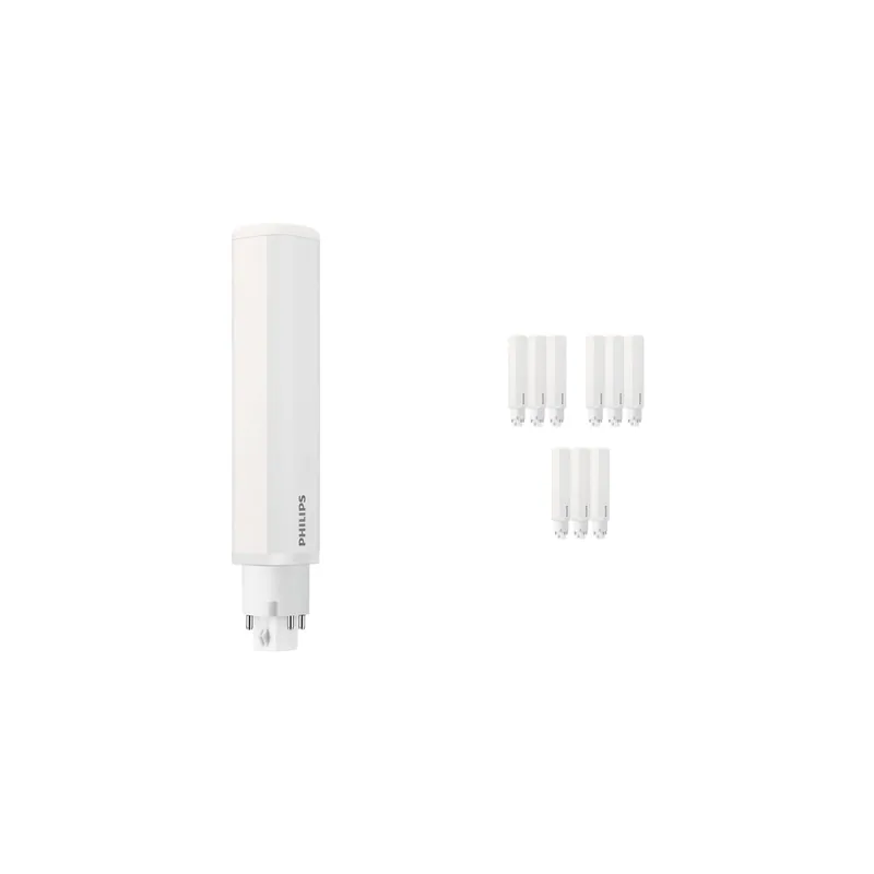 Mehrfachpackung 10x Philips Corepro PL-C LED 9W 950lm - 840 Kaltweiß | 4-Pins - Ersatz Für 26W Wochenendangebot