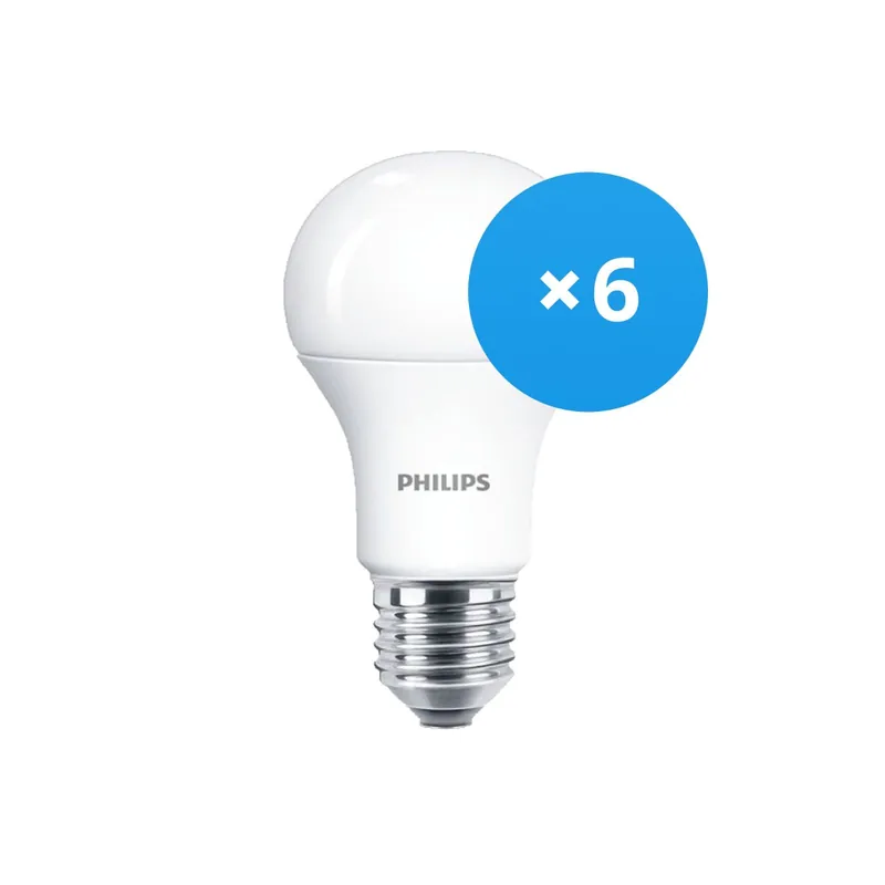 Meistverkauft Mehrfachpackung 6x Philips MASTER Value LED Glühbirne E27 Birne Matt 7.8W 1055lm - 927 Extra Warmweiß | Höchste Farbwiedergabe - Dimmbar - Ersatz für 75W