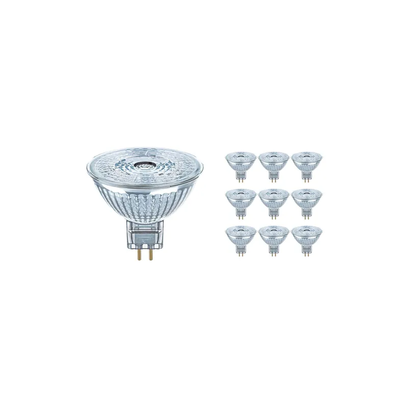 Mehrfachpackung 10x Osram Parathom GU5.3 MR16 8W 827 621lm | Extra Warmweiß - Ersatz für 50W Sale